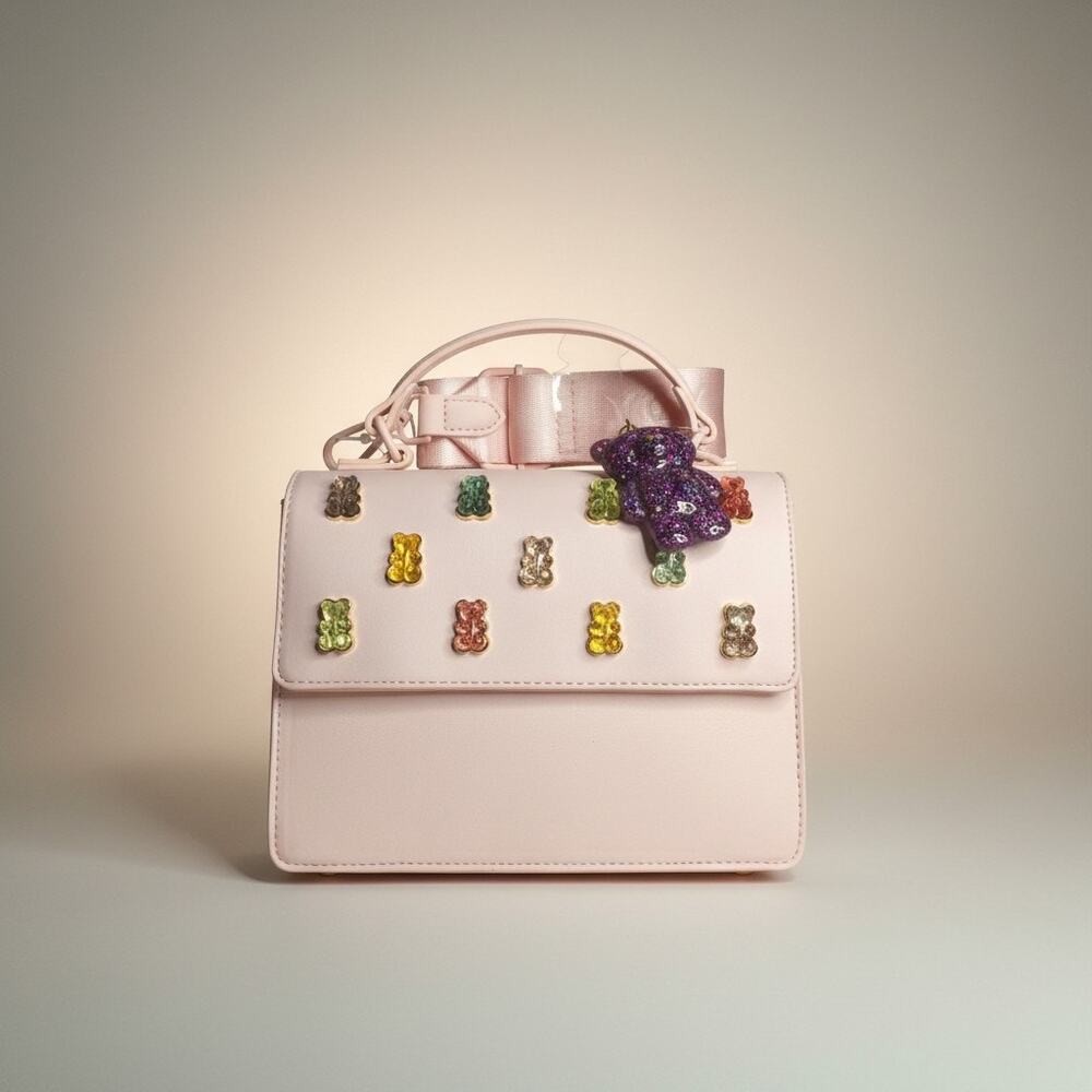 Betsey Johnson Corssbody with Gummy Bear Charm NWT